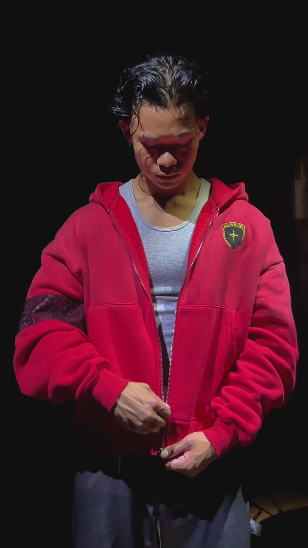 "SUPERSTAR" ZIP UP JACKET
